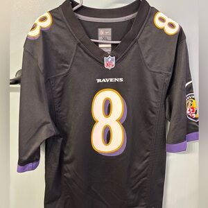 Baltimore Ravens Lamar Jackson Black Nike Jersey